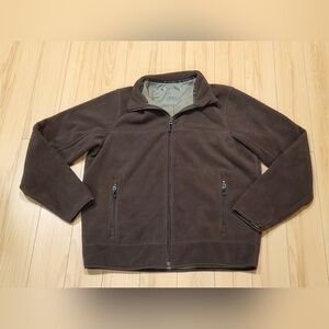 WindRiver Brown Full Zip Fleece Jacket Men’s M Outdoor Camping Warm